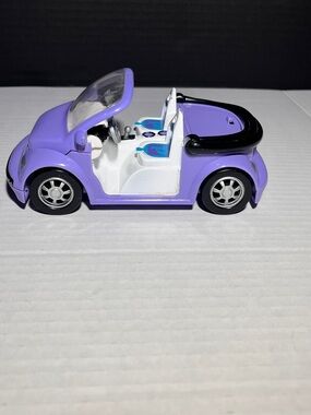 Polly Pocket Kids Purple Convertible Toy Car - Play Roadster